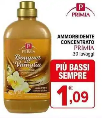 Iperal AMMORBIDENTE CONCENTRATO PRIMIA 30 lavaggi offerta
