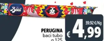 Deco Supermercati PERUGINA baci tubo offerta