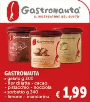 Deco Supermercati GASTRONAUTA gelato g 300 offerta