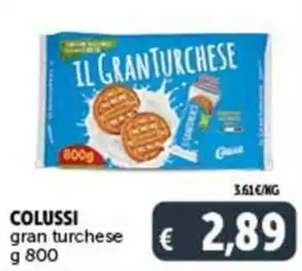 Deco Supermercati COLUSSI gran turchese offerta