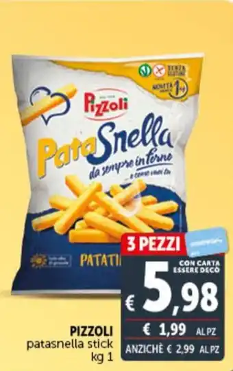 Deco Supermercati PIZZOLI patasnella stick kg 1 offerta