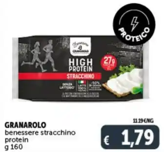 Deco Supermercati GRANAROLO benessere stracchino protein g 160 offerta