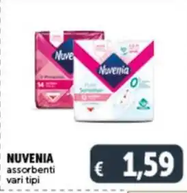 Deco Supermercati NUVENIA assorbenti vari tipi offerta