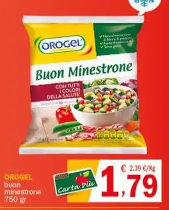 Crai OROGEL buon minestrone 750 gr offerta