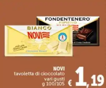 Deco Supermercati NOVI tavoletta di cioccolato vari gusti g 100/105 offerta