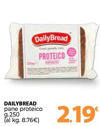 Supermercati Dok DAILYBREAD pane proteico g.250 offerta