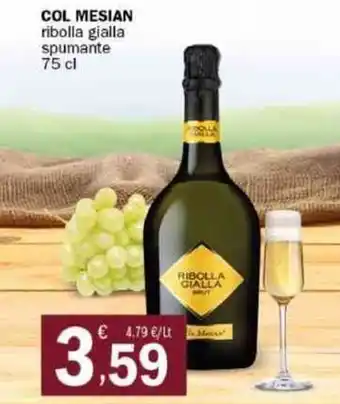 COL MESIAN ribolla gialla spumante 75 cl