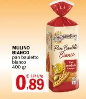 Crai MULINO BIANCO pan bauletto bianco 400 gr offerta