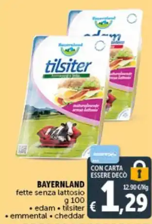 Deco Supermercati BAYERNLAND fette senza lattosio offerta