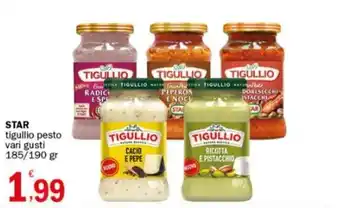Crai STAR tigullio pesto vari gusti 185/190 gr offerta