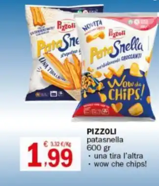 Crai PIZZOLI patasnella 600 gr offerta