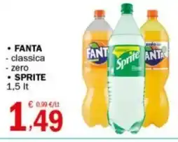 Crai FANTA, SPRITE 1,5 It offerta