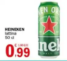 Crai HEINEKEN lattina 50 cl offerta