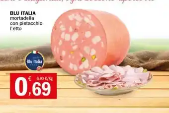 Crai BLU ITALIA mortadella con pistacchio l'etto offerta
