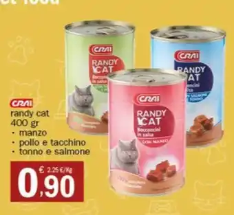 Crai CRAI randy cat 400 gr offerta