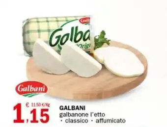 Crai GALBANI galbanone l'etto offerta