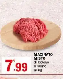 Crai MACINATO MISTO di bovino e suino offerta