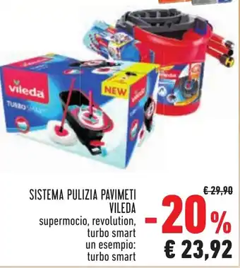 Conad Superstore SISTEMA PULIZIA PAVIMETI VILEDA offerta