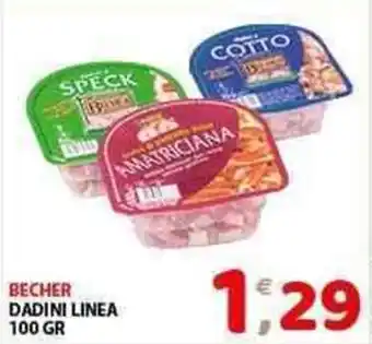 Mio Market BECHER DADINI LINEA 100 GR offerta