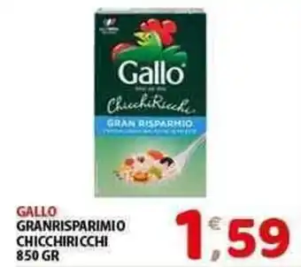 GALLO GRANRISPARIMIO CHICCHIRICCHI 850 GR