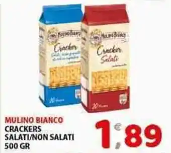 Mio Market MULINO BIANCO CRACKERS SALATI/NON SALATI 500 GR offerta