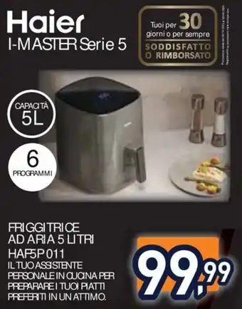 Unieuro Haier I-MASTER Serie 5 FRIGGITRICE AD ARIA 5 LITRI offerta
