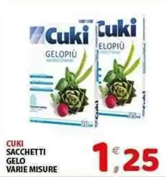 CUKI SACCHETTI GELO VARIE MISURE