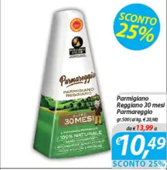 DiMeglio Parmigiano Reggiano 30 mesi Parmareggio gr.500 offerta