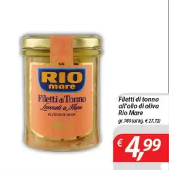 Filetti di tonno all'olio di oliva Rio Mare gr.180