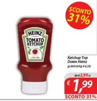DiMeglio Ketchup Top Down Heinz gr.460 offerta