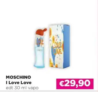 Acqua & Sapone MOSCHINO I Love Love edt 30 ml vapo offerta