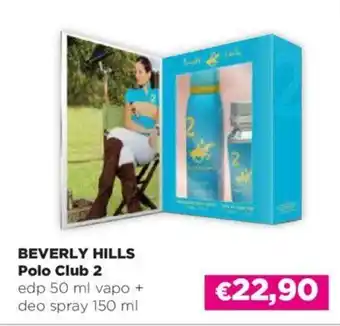Acqua & Sapone BEVERLY HILLS Polo Club 2 edp 50 ml vapo + deo spray 150 ml offerta
