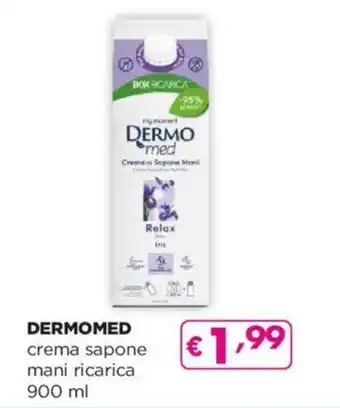 Acqua & Sapone DERMOMED crema sapone mani ricarica 900 ml offerta