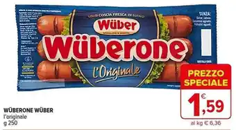 Iperal WÜBERONE WÜBER l'originale g 250 offerta