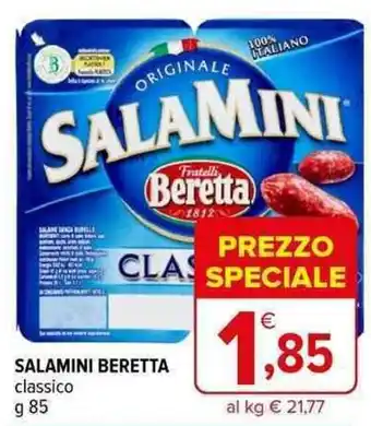 Iperal SALAMINI BERETTA classico g 85 offerta
