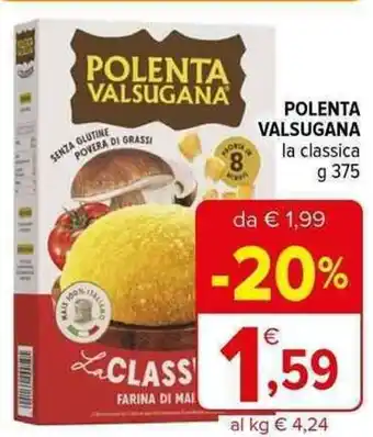 Iperal POLENTA VALSUGANA la classica G 375 offerta