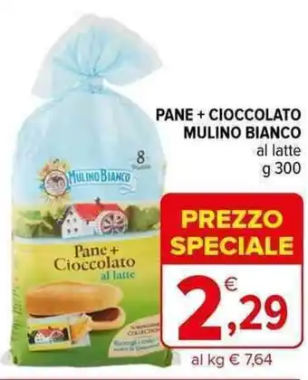 Iperal PANE + CIOCCOLATO MULINO BIANCO al latte g 300 offerta