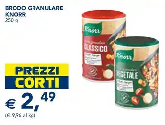 Esselunga BRODO GRANULARE KNORR 250 g offerta
