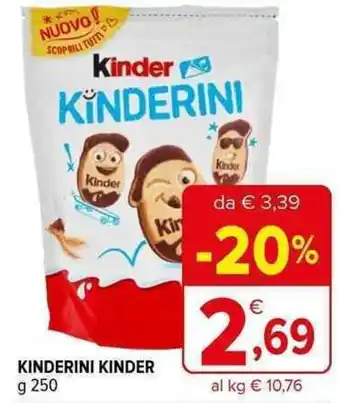 Iperal KINDERINI KINDER g 250 offerta