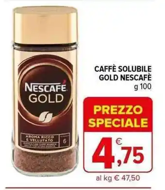 Iperal CAFFÈ SOLUBILE GOLD NESCAFÈ g 100 offerta