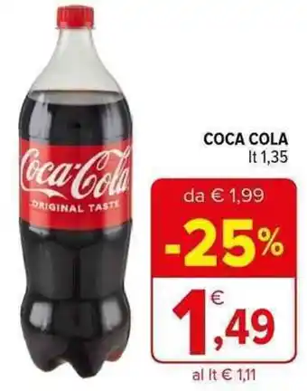 Iperal COCA COLA lt 1,35 offerta