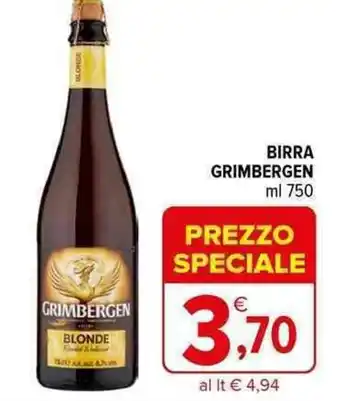 Iperal BIRRA GRIMBERGEN ml 750 offerta