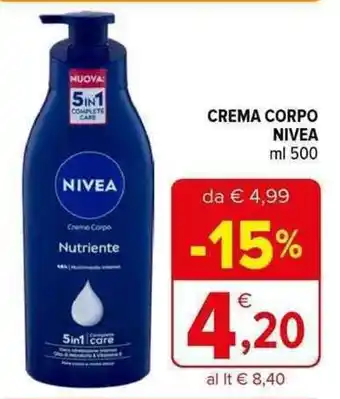 Iperal CREMA CORPO NIVEA ml 500 offerta