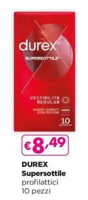 Acqua & Sapone DUREX Supersottile profilattici 10 pezzi offerta