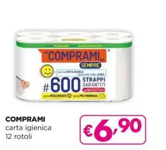 Acqua & Sapone COMPRAMI carta igienica 12 rotoli offerta