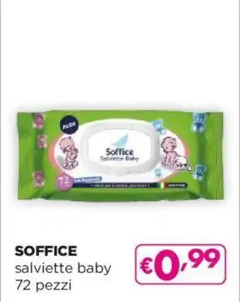 Acqua & Sapone SOFFICE salviette baby 72 pezzi offerta