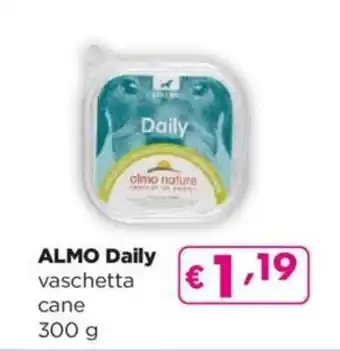 Acqua & Sapone ALMO Daily vaschetta cane 300 g offerta
