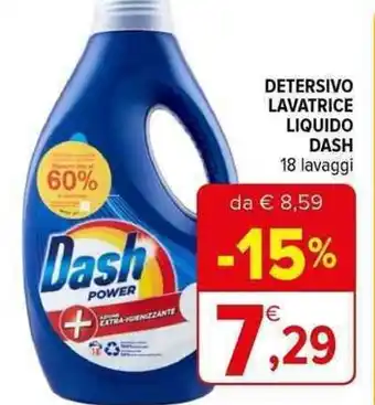 Iperal DETERSIVO LAVATRICE LIQUIDO DASH 18 lavaggi offerta