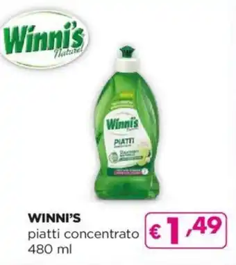 Acqua & Sapone WINNI'S piatti concentrato 480 ml offerta