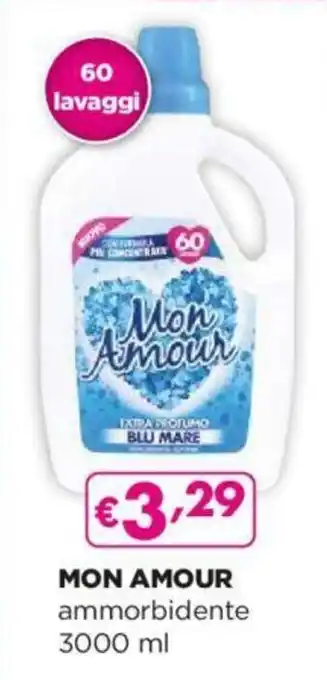 Acqua & Sapone MON AMOUR ammorbidente 3000 ml offerta